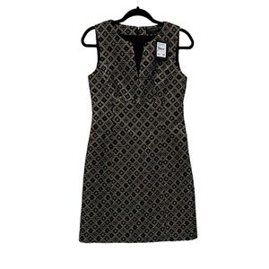 NWT Nanette Lepore Sleek Tweed Shift Dress size 2